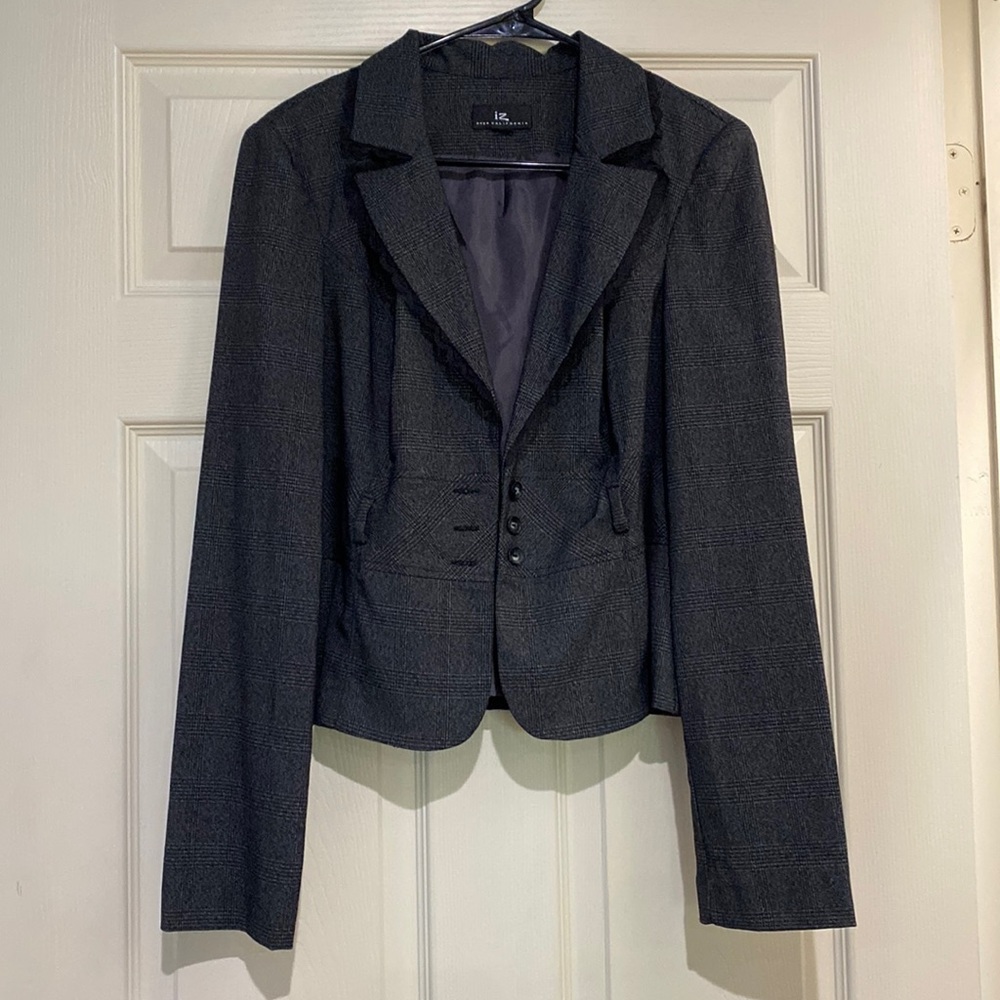 IZ Byer Lace Trim Blazer